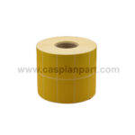 لیبل چاپی زرد 50*25 کاغذی